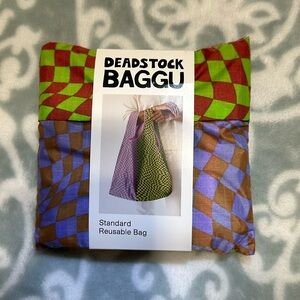 BAGGU Standard Deadstock Trippy Checker Mix Reusable Bag